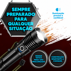 LumenX Pro™ - Lanterna Tática com 10.000 Lúmens