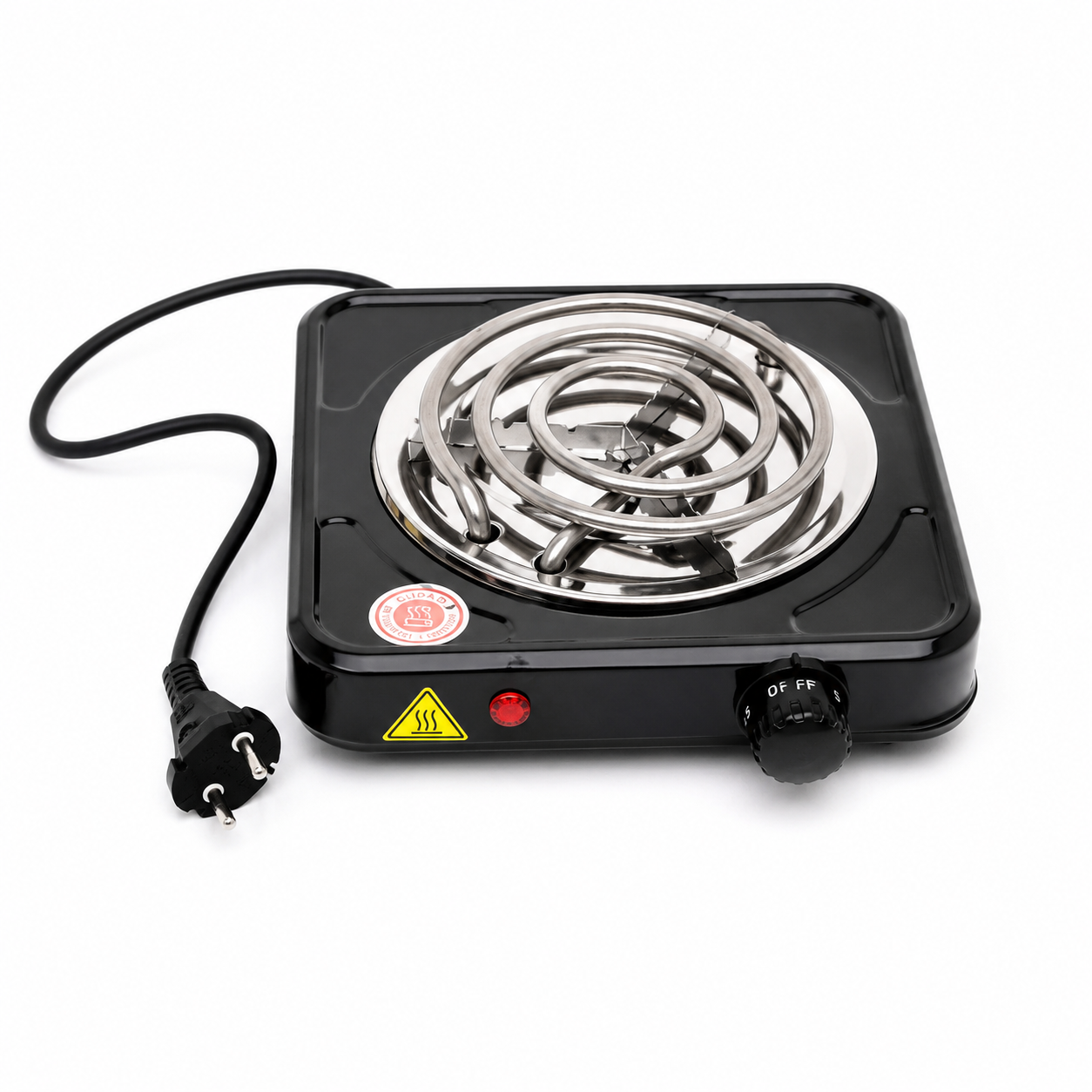 Fogão Elétrico Cooktop 1 Boca 1000W Portátil Camping | Linha Premium
