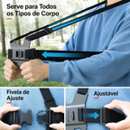 Suporte de peito ajustável para telefones celulares e câmeras GoPro