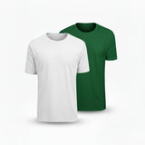 Branco + Verde Militar