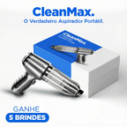 Aspirador de Pó Portátil CleanMax + 4 BRINDES EXCLUSIVOS + FRETE GRÁTIS