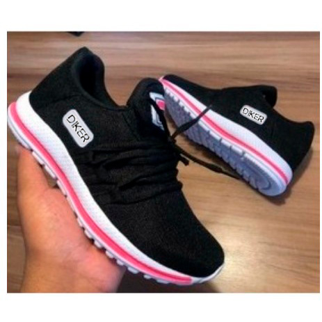 Tênis Feminino Masculino Diker Esportivo Caminhada Academia