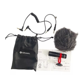 Microfone de Lapela Sem Fio Vlog Compatível Tipo C e iPhone