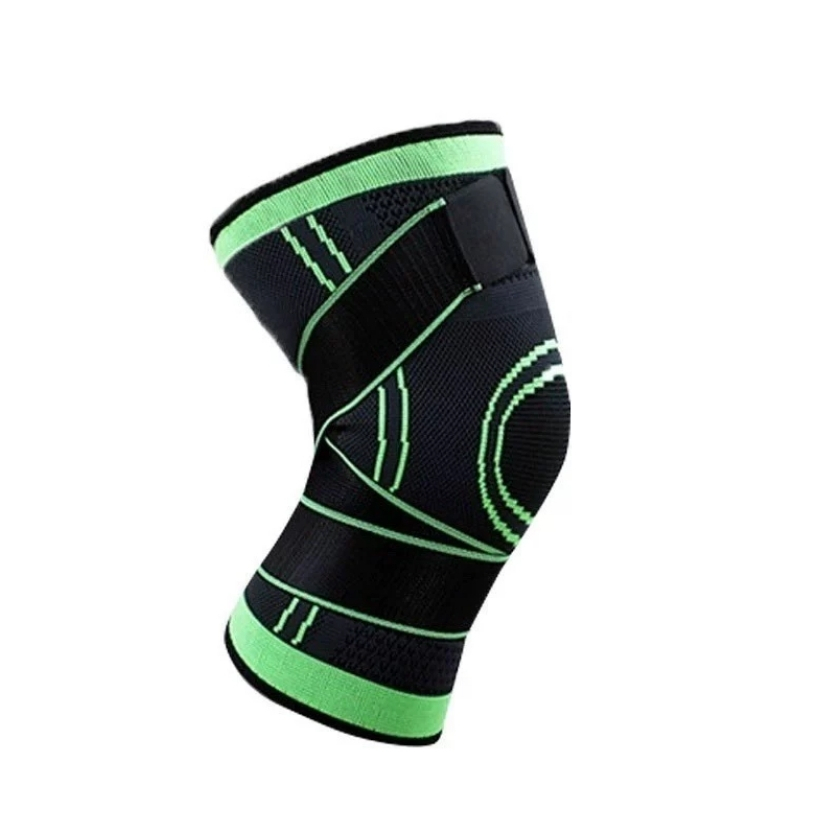 KIT 2 Joelheira Esportiva Elástica de Compressão Masculina e Feminina Basquete Voleibol Esporte