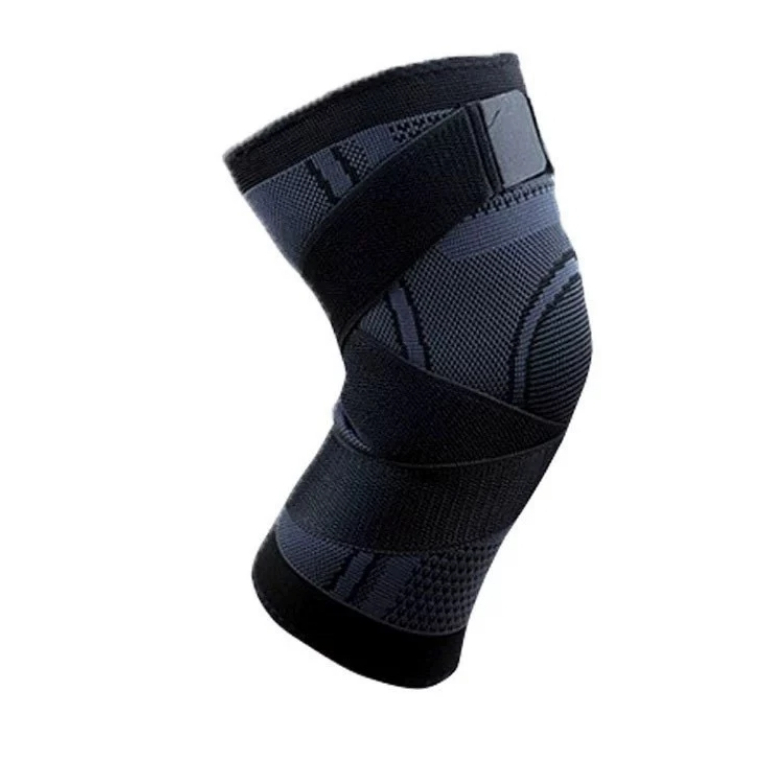 KIT 2 Joelheira Esportiva Elástica de Compressão Masculina e Feminina Basquete Voleibol Esporte