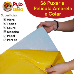 Arranhador Adesivo Protetor Sofá Cama - Carpete Premium Fixação Gold