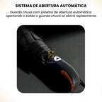 Guarda Chuva Automático Grande Reforçado Contra Vento Impermeável 102 cm De Diâmetro Linha Premium
