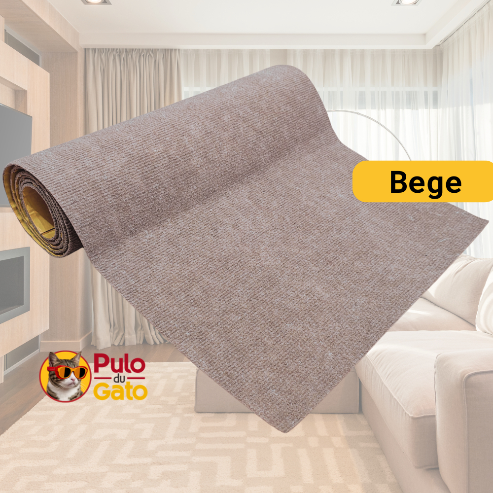 Arranhador Adesivo Protetor Sofá Cama - Carpete Premium Fixação Gold