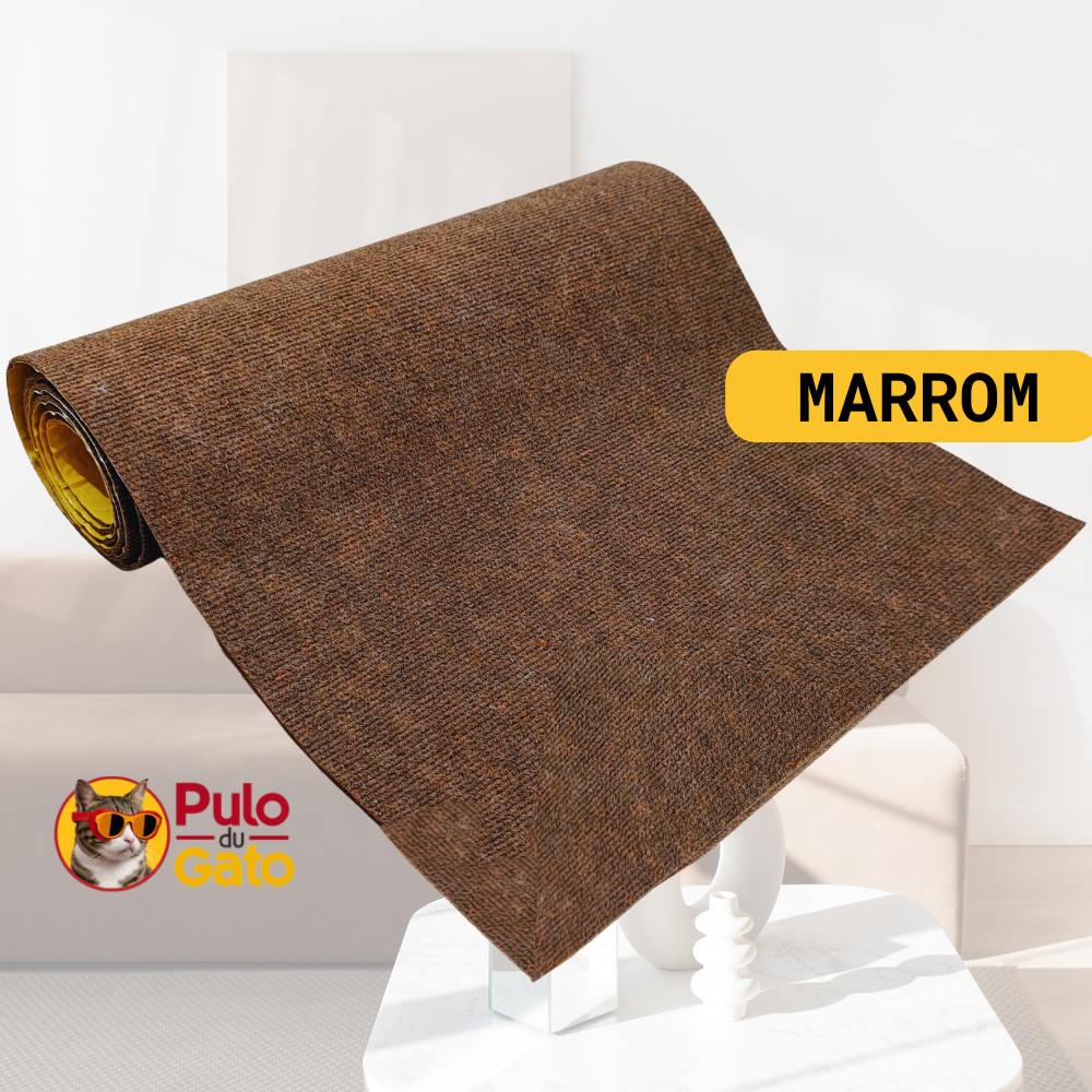 Arranhador Adesivo Protetor Sofá Cama - Carpete Premium Fixação Gold