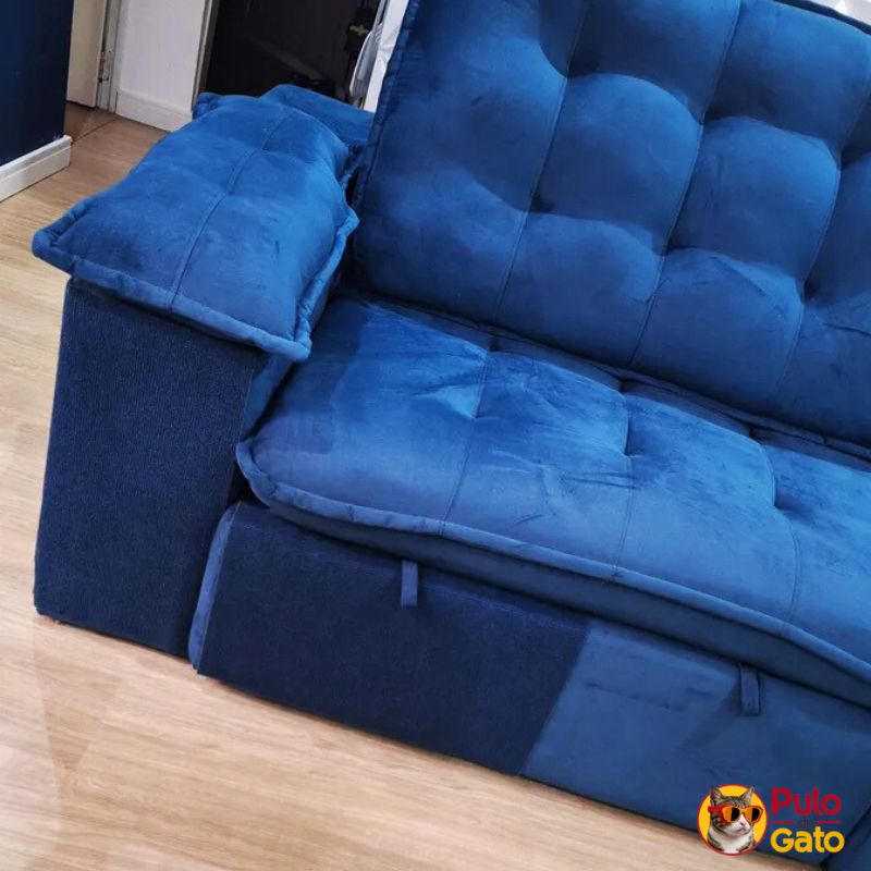 Arranhador Adesivo Protetor Sofá Cama - Carpete Premium Fixação Gold