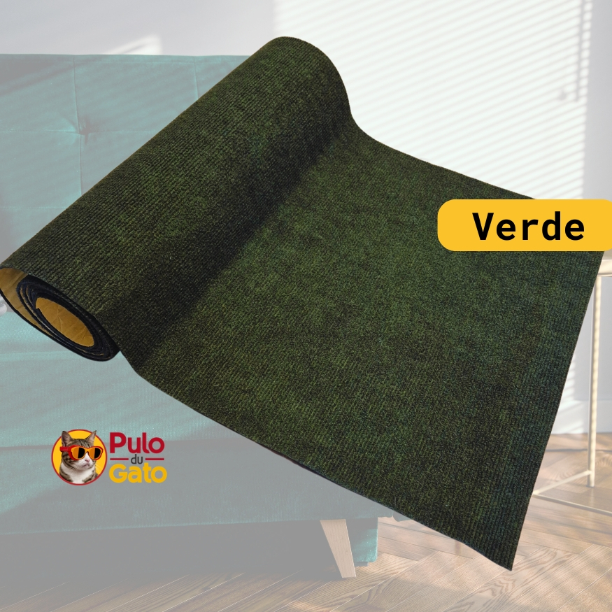 Arranhador Adesivo Protetor Sofá Cama - Carpete Premium Fixação Gold