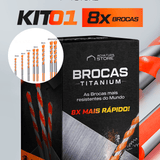 Broca Titanium - Broca Multifuncional Ultra Resistente