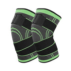 KIT 2 Joelheira Esportiva Elástica de Compressão Masculina e Feminina Basquete Voleibol Esporte
