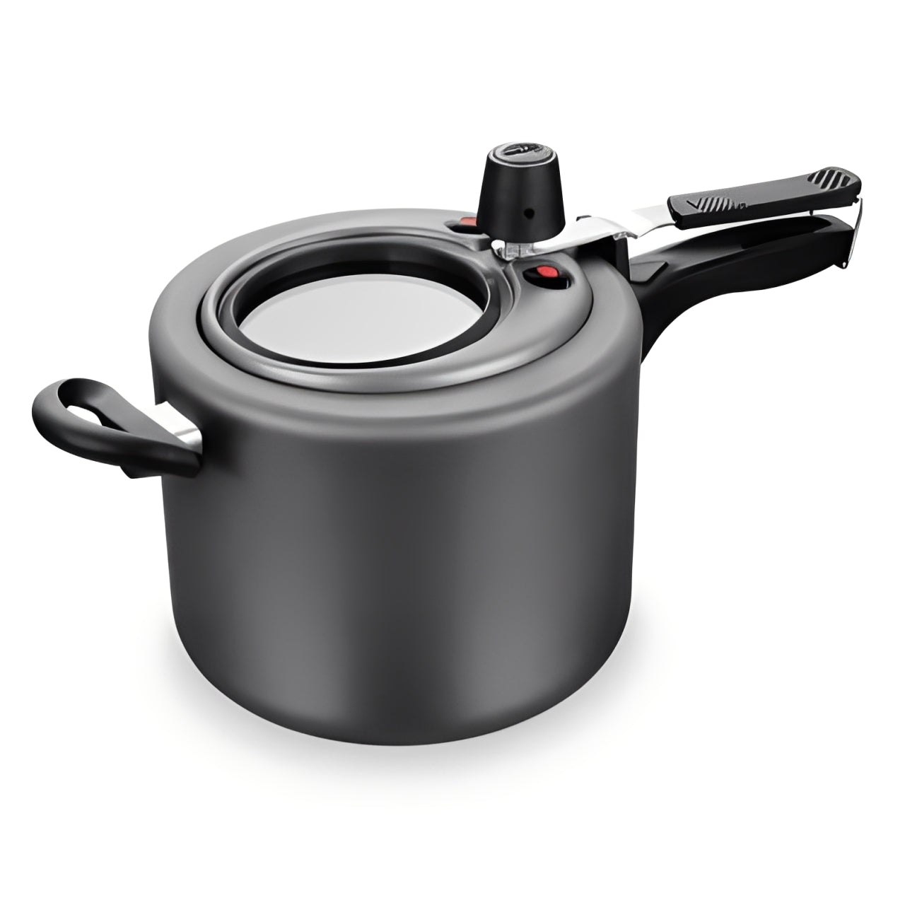 Panela de Pressão 4,5L Antiaderente Com Visor Superior Grande MTA Grafite/Cereja/Baunilha