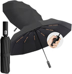Super Guarda Chuva Automático Grande Reforçado Contra Vento Impermeável Linha Premium