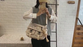 Bolsa Tiracolo Grande De Ombro Transversal De Tecido Para Viagem jorge