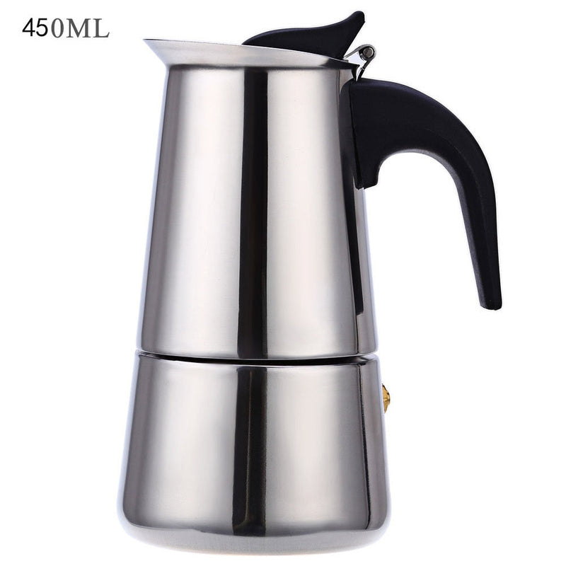 Cafeteira Inox 450ml para 9 xícaras