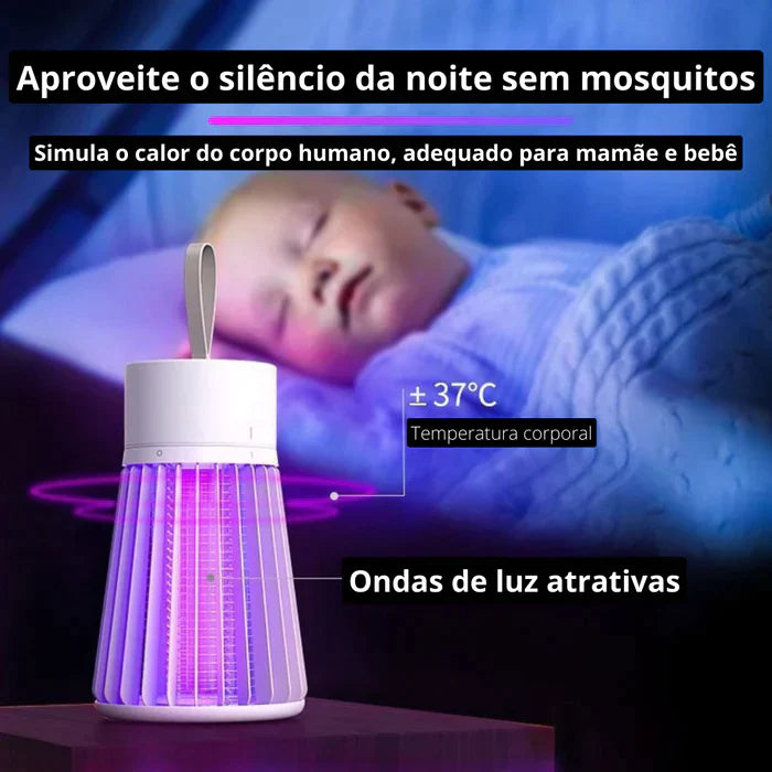 Lâmpada Repelente Elétrica Mosquito Killer