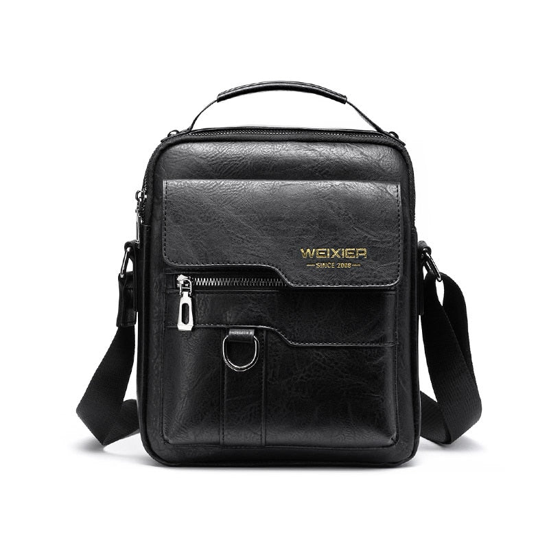 Bolsa Masculina Transversal de Couro